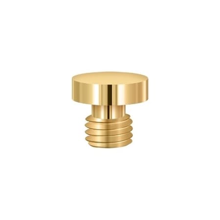 1/2 Diameter Decorative Button Tip Cabinet/Door Hinge Finials Lifetime Polished Brass